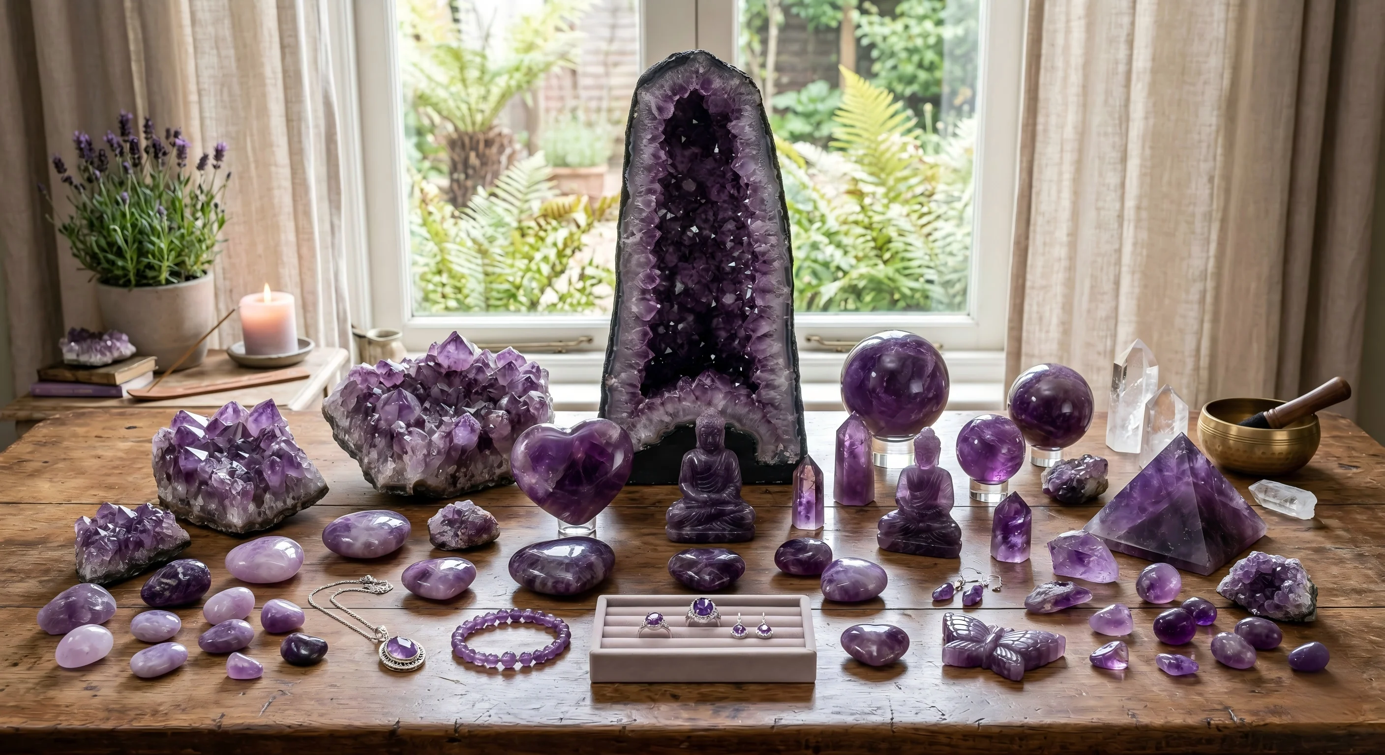Crown Chakra Awakening: Amethyst for Restful Nights & Holistic Space Design