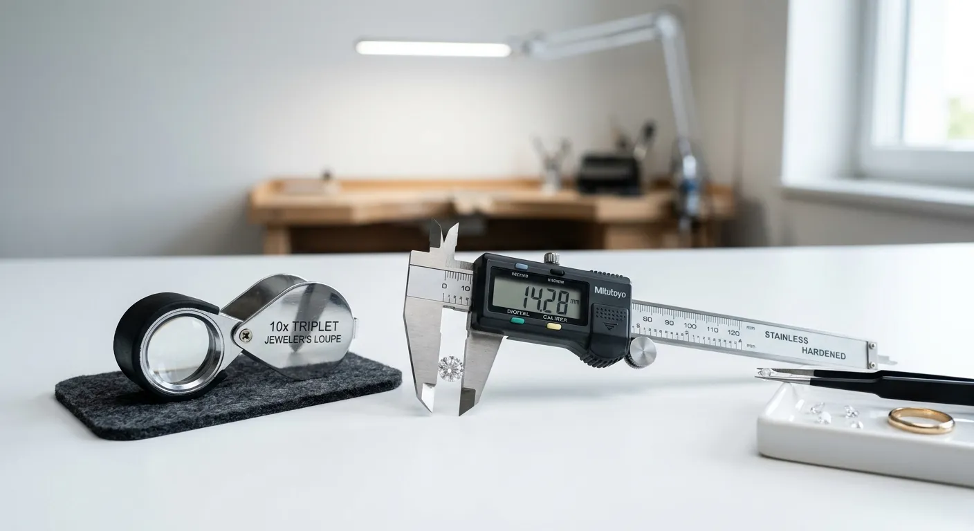 Professional jeweler tools under 5000K light